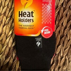 Heat Holders Thermal Socks, Men’s Size 7-12, Women’s Size 8-13, Black 1 Pair New
